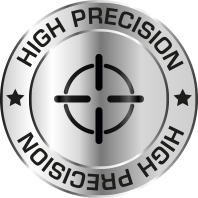 Iridium bullets - high precision benefit