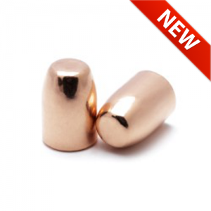 COPPER PLATED BULLETS  CAL. 9/125 356 FPRS - NEW SERIES 3